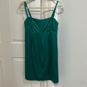 The Limited spaghetti strap emerald green dress